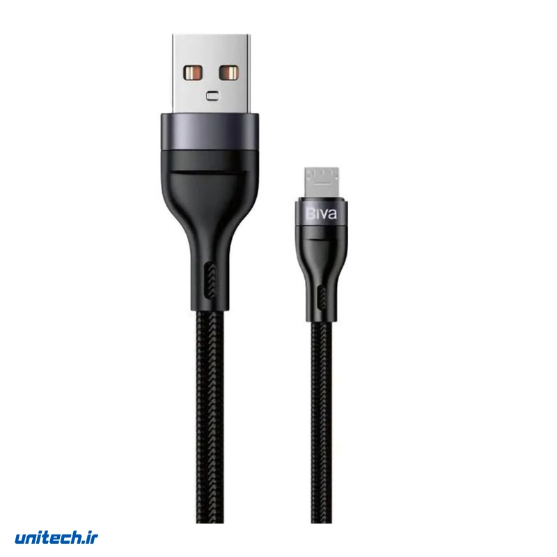 کابل میکرو یو اس بی 2.4 آمپر بیوا C-08V طول 1.2 متر